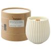 Свеча ароматическая с деревянным фитилём Vetiver & Black cypress из коллекции Edge, бежевый, 60 ч, Tkano