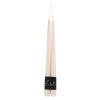 Набор свечей Рустик 30 см, 2 шт, жемчужный металлик, Luz your senses