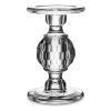 Подсвечник стеклянный Соты 19 см, d11,5 см, Rasteli