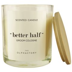 Свеча ароматическая The Olphactory, Better Half, Groom cologne, 40 ч, Ambientair