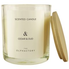 Свеча ароматическая The Olphactory, &, Cedar & Oud, 40 ч, Ambientair