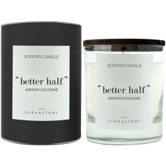 Свеча ароматическая The Olphactory, Better Half, Groom Cologne, 40 ч, Ambientair