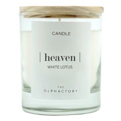 Свеча ароматическая The Olphactory, Heaven, Белый лотос, 40 ч, Ambientair