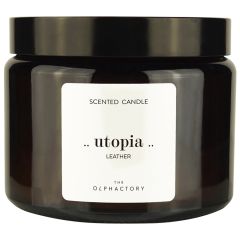 Свеча ароматическая The Olphactory, Utopia, Leather, 60 ч, Ambientair