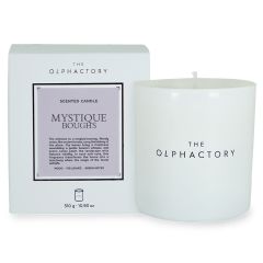 Свеча ароматическая The Olphactory, White Insignia, Mystique Boughs, 60 ч, Ambientair