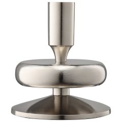 Подсвечник Stone, 13 см, серебристый, Bergenson Bjorn