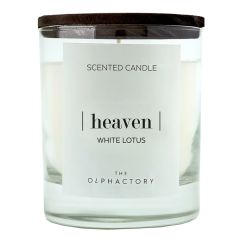 Свеча ароматическая The Olphactory, Heaven Black, Белый лотос, 40 ч, Ambientair