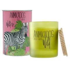 Свеча ароматическая Wild Zebra, Цветочный, 40 ч, Ambientair