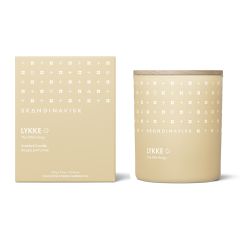 Свеча ароматическая LYKKE с крышкой, 200 г (новая), S K A N D I N A V I S K