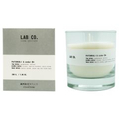 Свеча ароматическая LAB CO, Пачули и кедр, 40 ч, Ambientair