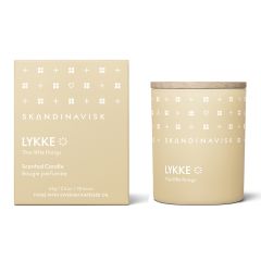 Свеча ароматическая LYKKE с крышкой, 65 г (новая), S K A N D I N A V I S K