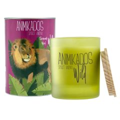 Свеча ароматическая Wild Lion, Древесный, 40 ч, Ambientair