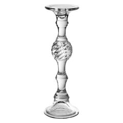 Подсвечник стеклянный Твизлер 36,5 см, Rasteli