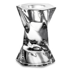 Подсвечник стеклянный витой 8,8 см, Rasteli