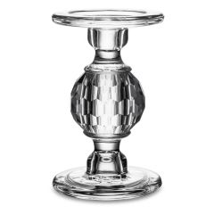 Подсвечник стеклянный Соты 19 см, d11,5 см, Rasteli