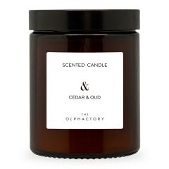 Свеча ароматическая The Olphactory, Кедр и уд, 27 ч, Ambientair