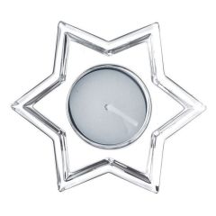 Подсвечник звезда Crystal Christmas, хрусталь, Nachtmann