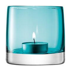 Подсвечник для чайной свечи Light Colour 8,5 см бирюзовый, LSA International