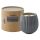 Свеча ароматическая с деревянным фитилём Green tea & Pear blossom из коллекции Edge, серый, 60 ч, Tkano