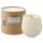 Свеча ароматическая с деревянным фитилём Nutmeg, Leather & Vanilla из коллекции Edge, бежевый, 60 ч, Tkano