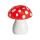 Подсвечник Amanita, 7,5 см, DOIY