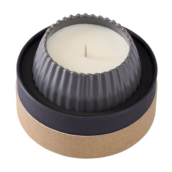 Свеча ароматическая Cypress, Jasmine & Patchouli из коллекции Edge, серый, 30 ч, Tkano, изображение 10