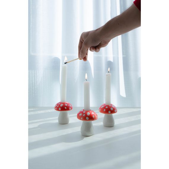 Подсвечник Amanita, 7,5 см, DOIY, изображение 2