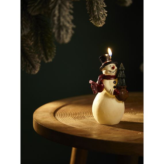 Свеча декоративная Festive snowman из коллекции New Year Essential, 15 см, Tkano, изображение 2
