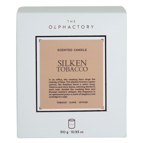 Свеча ароматическая The Olphactory, White Insignia, Silken Tobacco, 60 ч, Ambientair, изображение 10