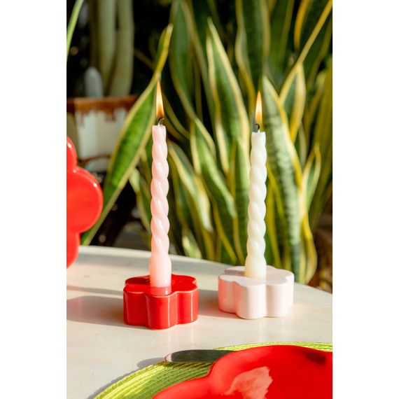 Подсвечник Daisy, ?8 см, красный, DOIY, изображение 2