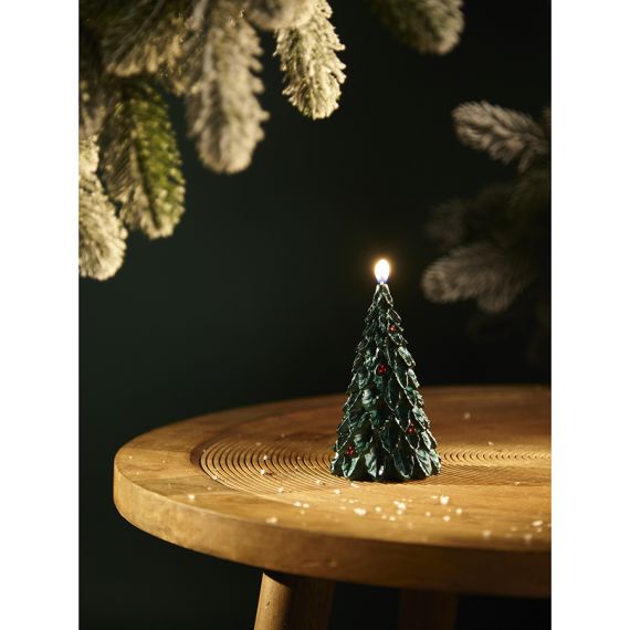 Свеча декоративная Festive flame из коллекции New Year Essential, 12 см, Tkano, изображение 3