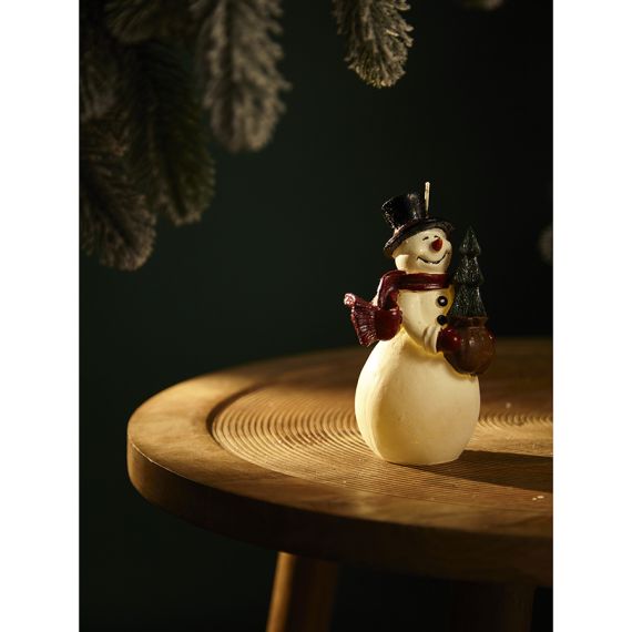 Свеча декоративная Festive snowman из коллекции New Year Essential, 15 см, Tkano, изображение 3
