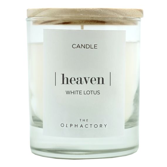 Свеча ароматическая The Olphactory, Heaven, Белый лотос, 40 ч, Ambientair