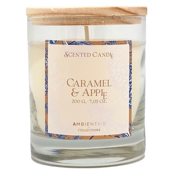 Свеча ароматическая Gifting, Карамель и яблоко, 40 ч, Ambientair, изображение 3