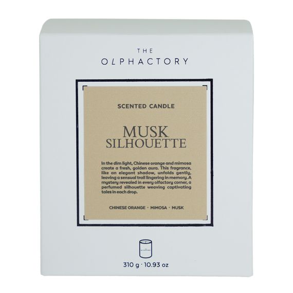Свеча ароматическая The Olphactory, White Insignia, Musk Silhouette, 60 ч, Ambientair, изображение 9