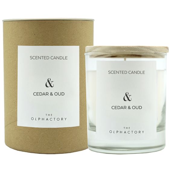Свеча ароматическая The Olphactory, &, Cedar & Oud, 40 ч, Ambientair, изображение 2