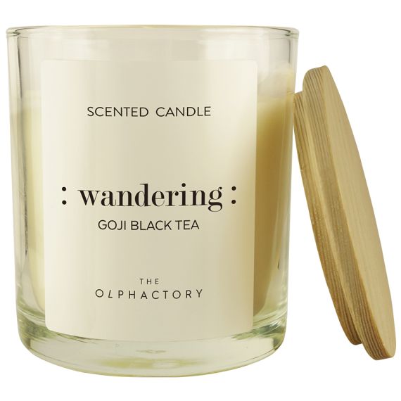 Свеча ароматическая The Olphactory, Wandering, Goji black tea, 40 ч, Ambientair