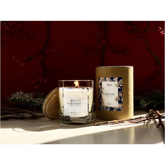 Свеча ароматическая Gifting, Печенье и ягоды, 40 ч, Ambientair, изображение 2