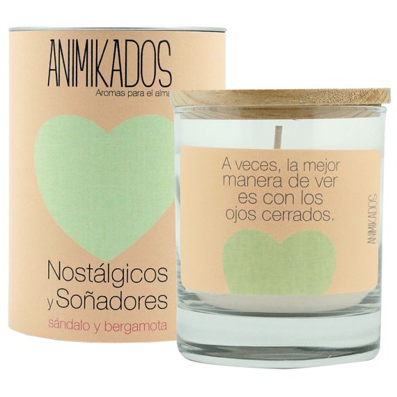 Свеча ароматическая Animikados, Butterfly Spirit, Сандал и бергамот, 40 ч., Ambientair