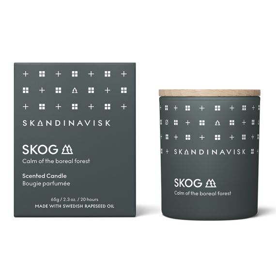 Свеча ароматическая SKOG с крышкой, 65 г (новая), S K A N D I N A V I S K