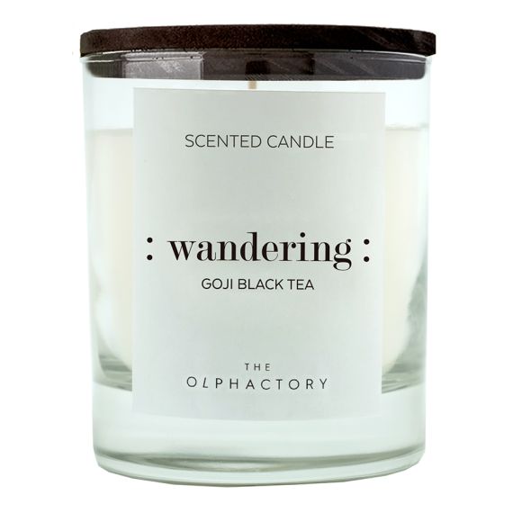 Свеча ароматическая The Olphactory, Wandering Black, Ягоды годжи, 40 ч, Ambientair