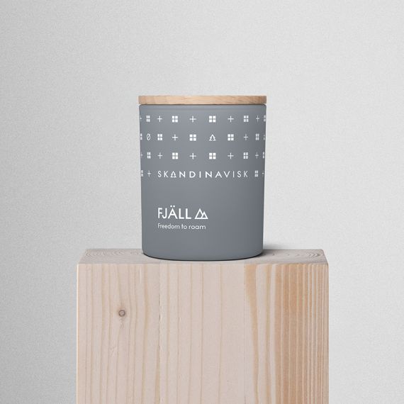 Свеча ароматическая FJALL с крышкой, 65 г, S K A N D I N A V I S K, изображение 3