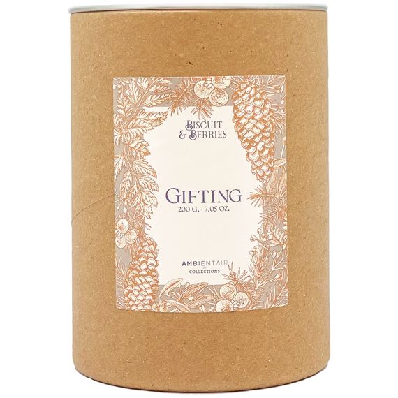 Свеча ароматическая Gifting, Печенье и ягоды, 40 ч, Ambientair, изображение 5