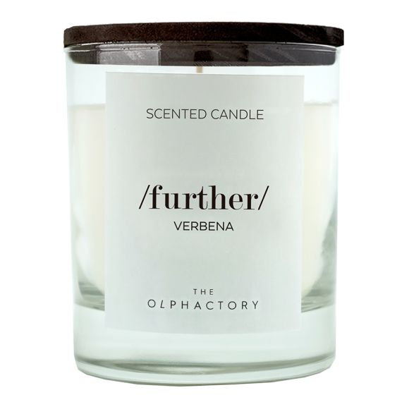 Свеча ароматическая The Olphactory, Further Black, Вербена, 40 ч, Ambientair