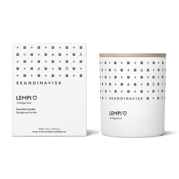 Свеча ароматическая LEMPI с крышкой, 200 г (новая), S K A N D I N A V I S K