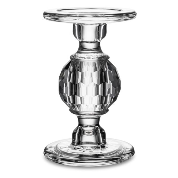 Подсвечник стеклянный Соты 19 см, d11,5 см, Rasteli