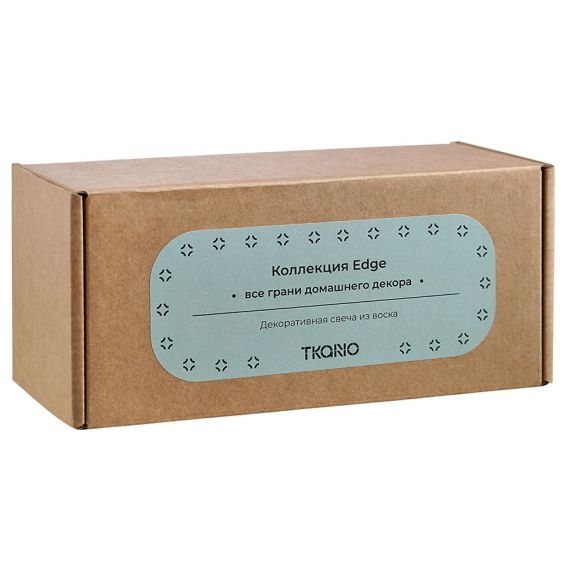 Свеча декоративная мятного цвета из коллекции Edge, 16,5 см, Tkano, изображение 10