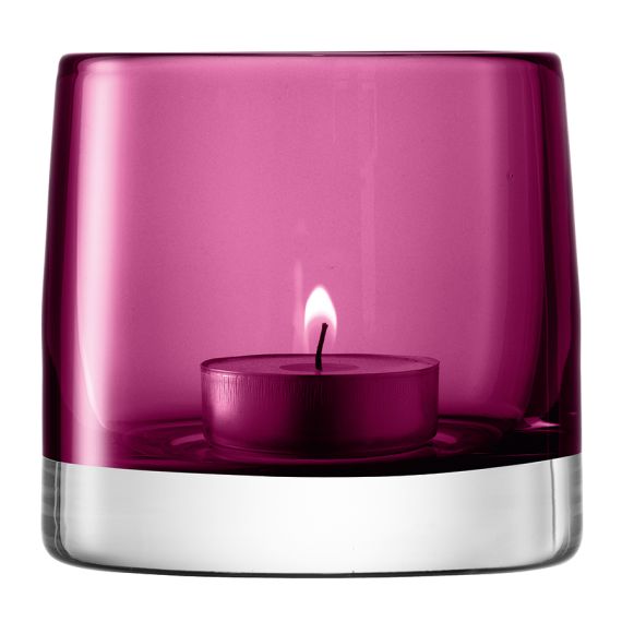Подсвечник для чайной свечи Light Colour 8,5 см лиловый, LSA International