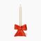 Подсвечник Bow, 8 см, красный, DOIY, изображение 3