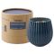 Свеча ароматическая с деревянным фитилём Vetiver & Black cypress из коллекции Edge, синий, 60 ч, Tkano